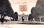 Porta Codalunga e Viale Mazzini, cartolina viaggiata nel 1903 (Massimo Pastore)